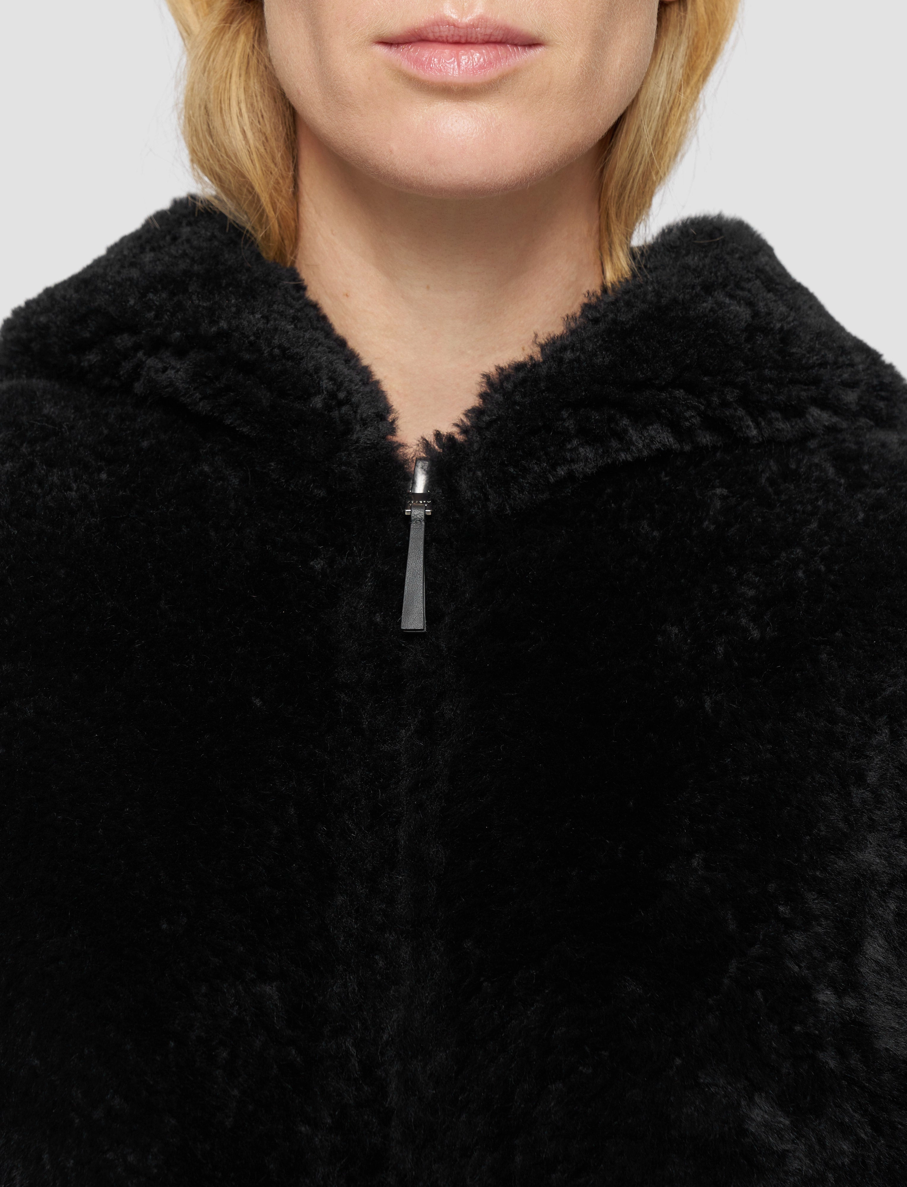 Sleek Style Sarah Shearling Jacket