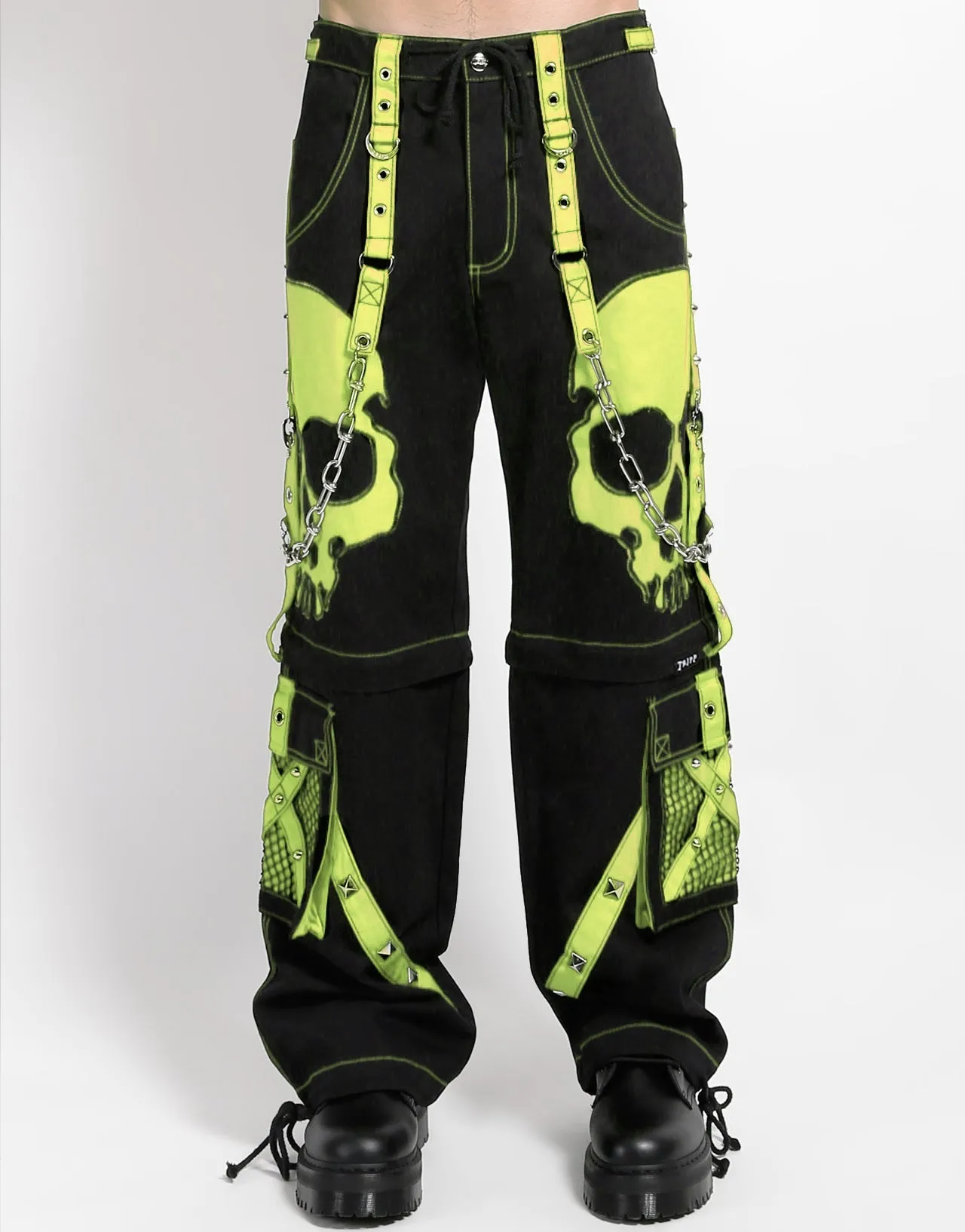 SCARE DARK STREET PANT LIME All Season Versatility Slim Look