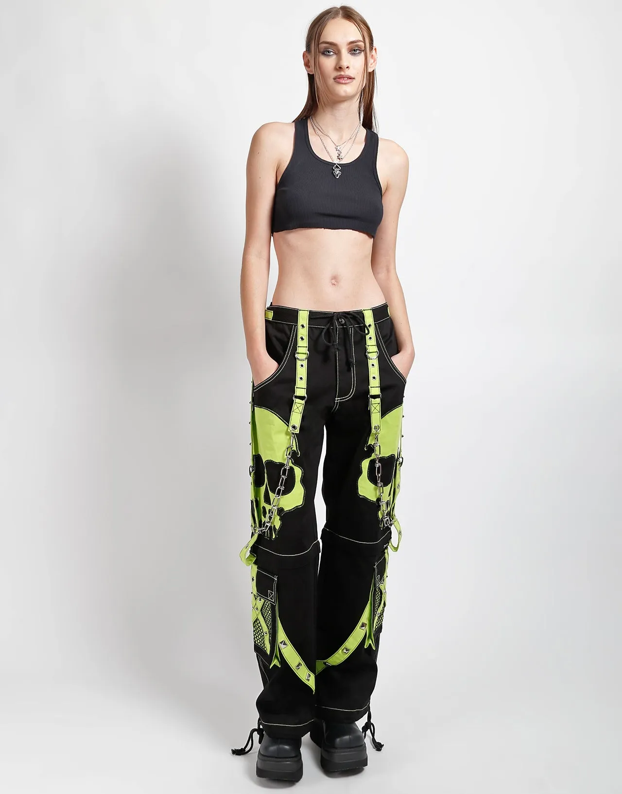 SCARE DARK STREET PANT LIME Adaptive Fit Easy Stretch