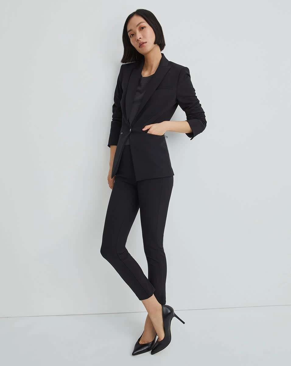 Scuba Dickey Jacket in Black Collaborate Sleek Outerwear