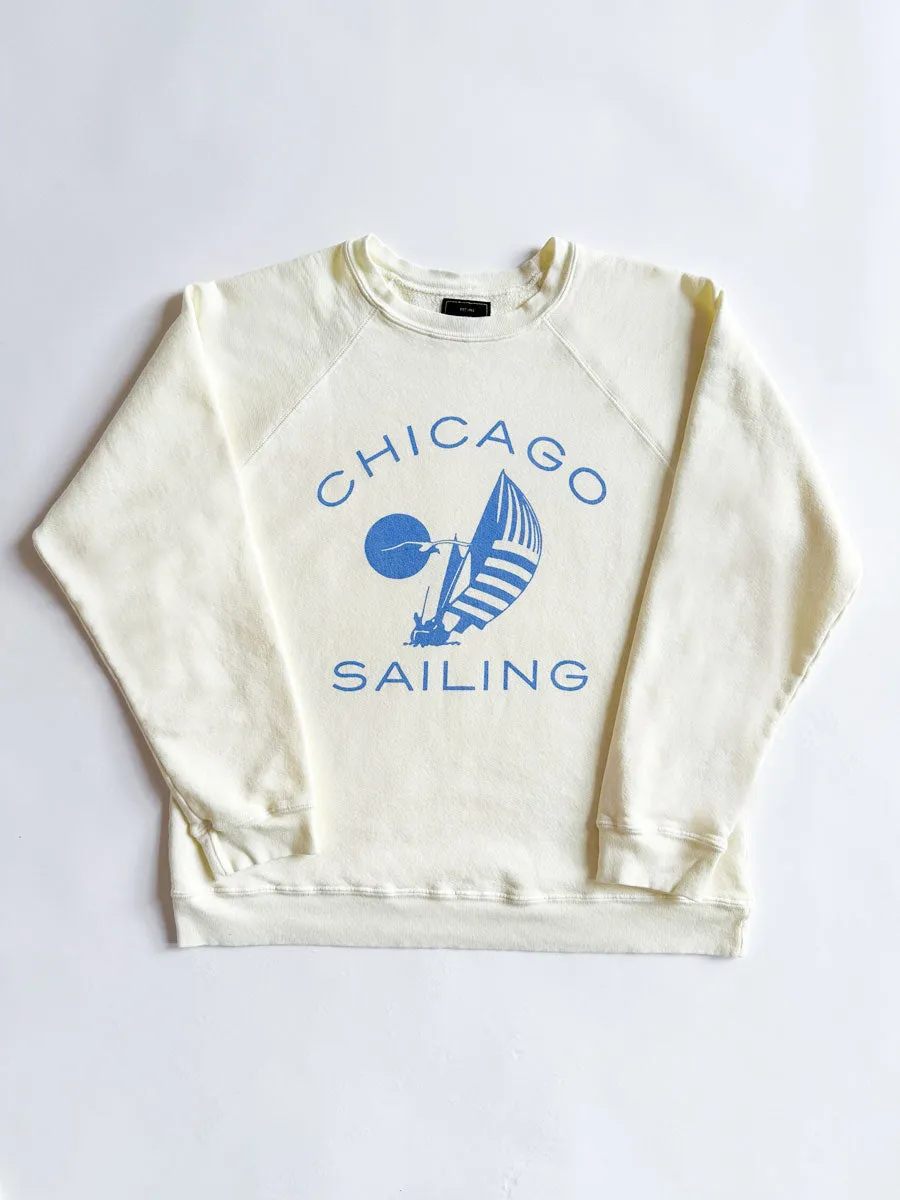 Layering Knit Chicago Sailing Classic Crew Sweatshirt