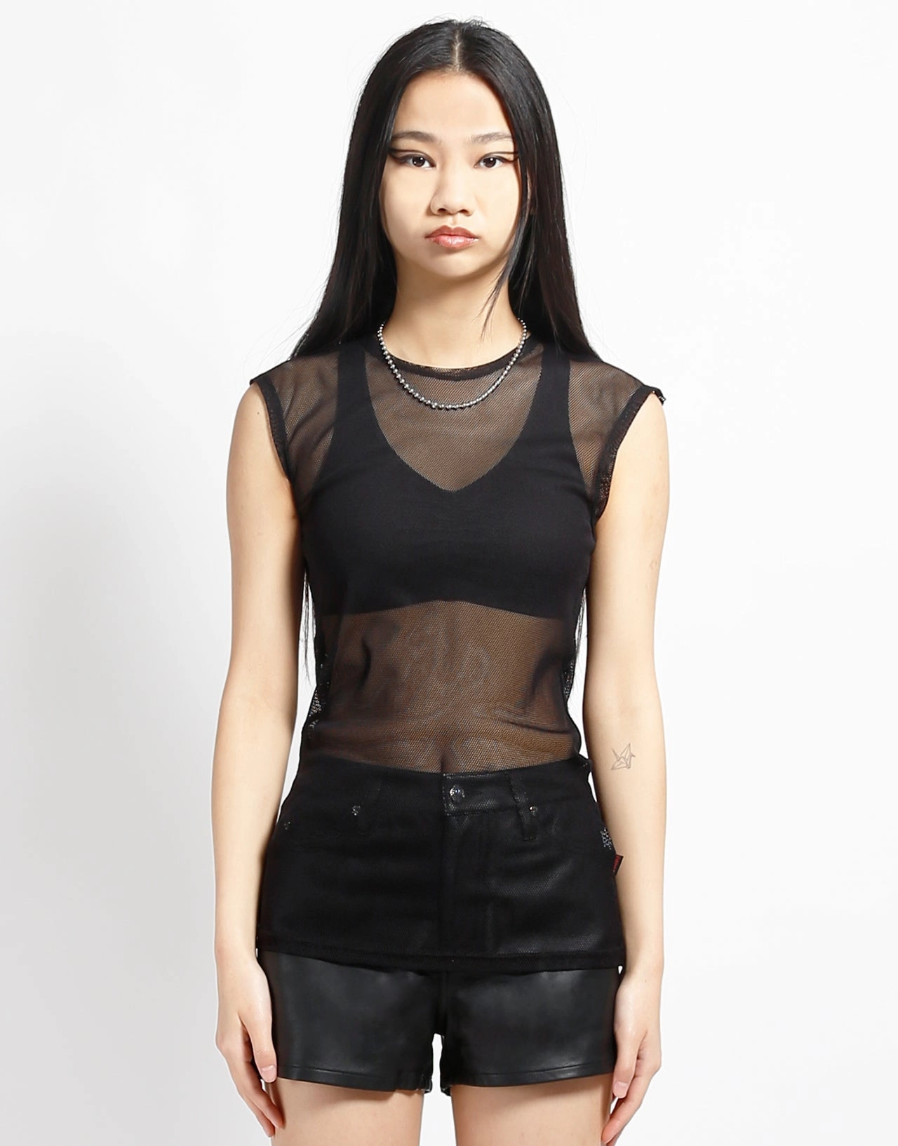 MUSCLE TANK FISHNET Basic Sweatshirt Compression Gradient