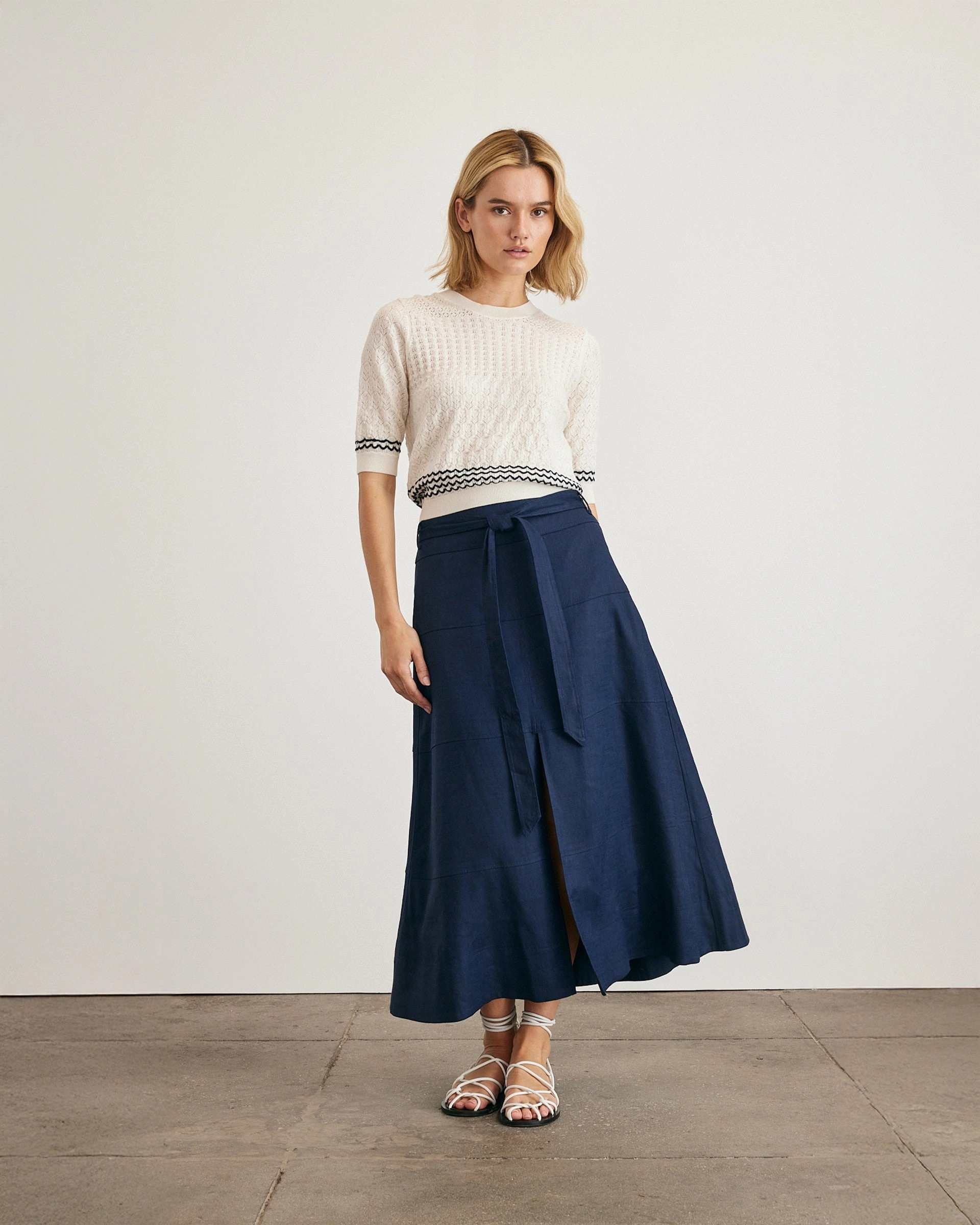 Stretch Ribbing Diana Knit Top