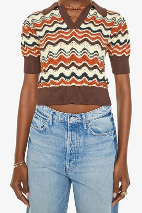 The S/S Off The Top Contrast Stitch Detail