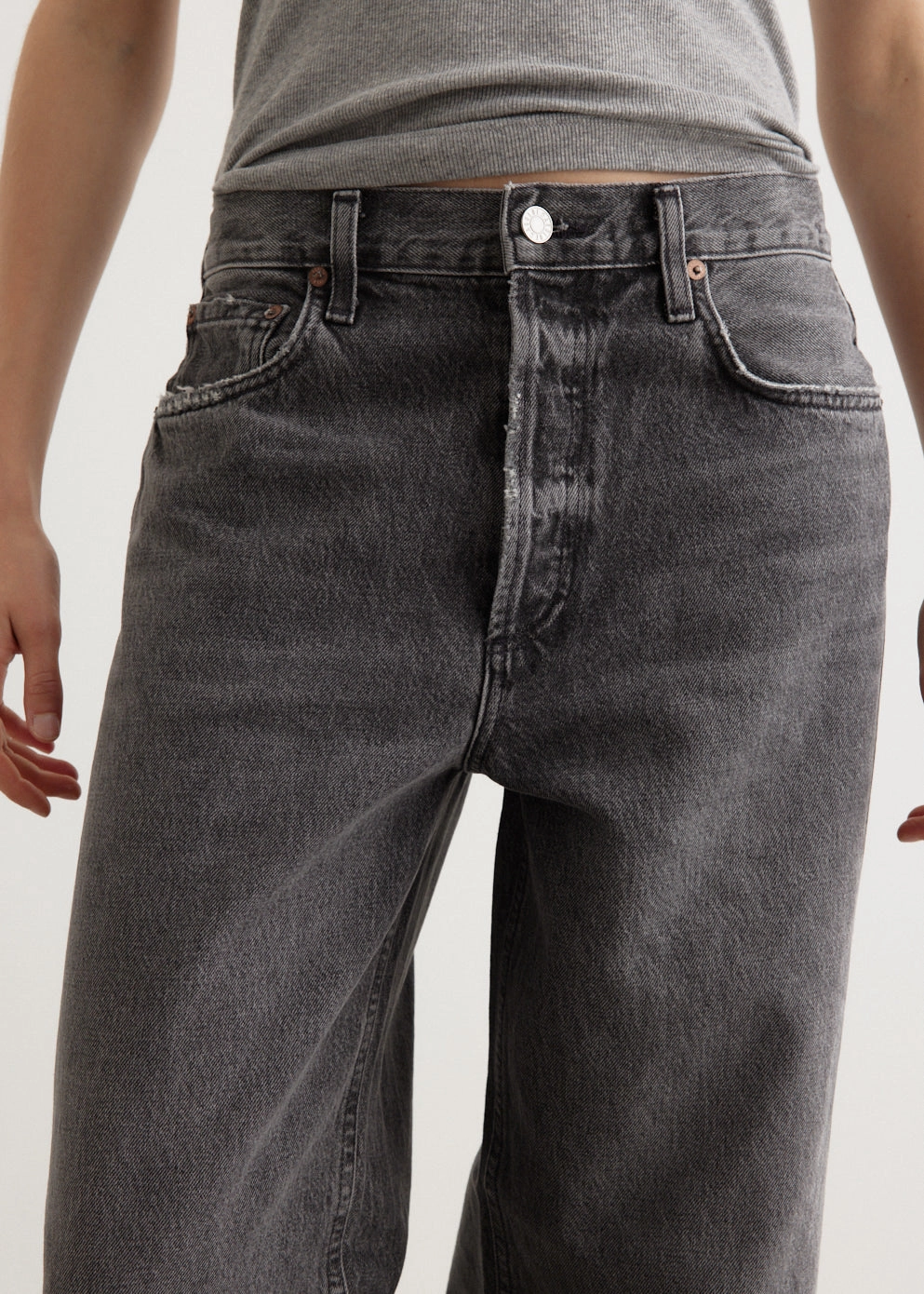 Quick Outfit Weather Friendly Low Slung Baggy Jeans