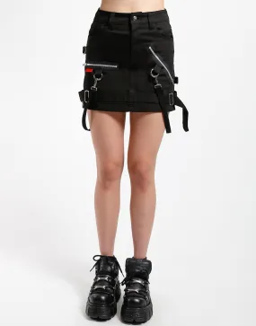 No Gap Waist Construction BONDAGE SKIRT