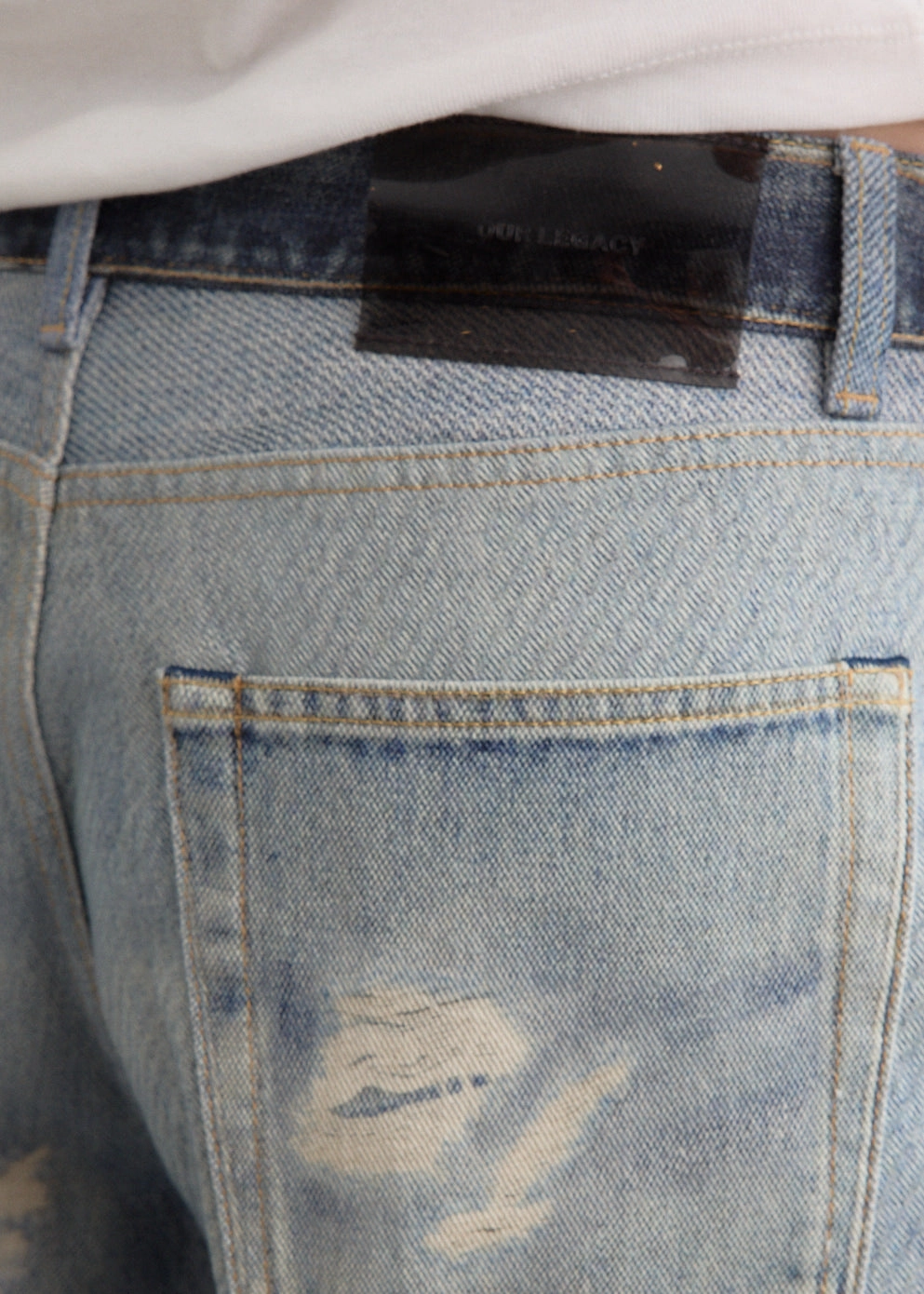 Full Cut Digital Print Denim Jeans Sustainable Creative Look