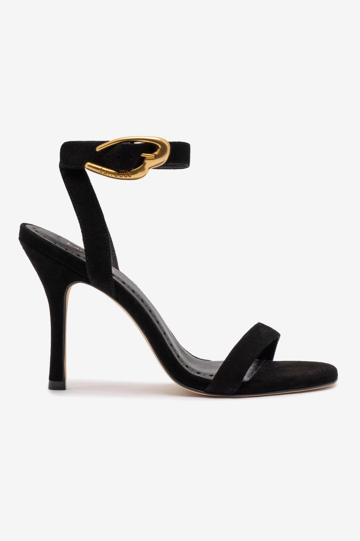 Pool Fun Verona Sandal In Black Suede