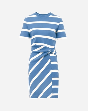 Short Striped Cody Dress Quick Dry Knitwear Versatile Comforted