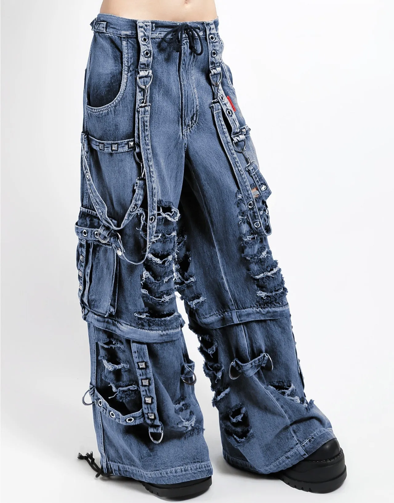 SHREDDER DENIM FULL FORCE PANT INDIGO FOG WASH Tough Wear StainResistantCoating