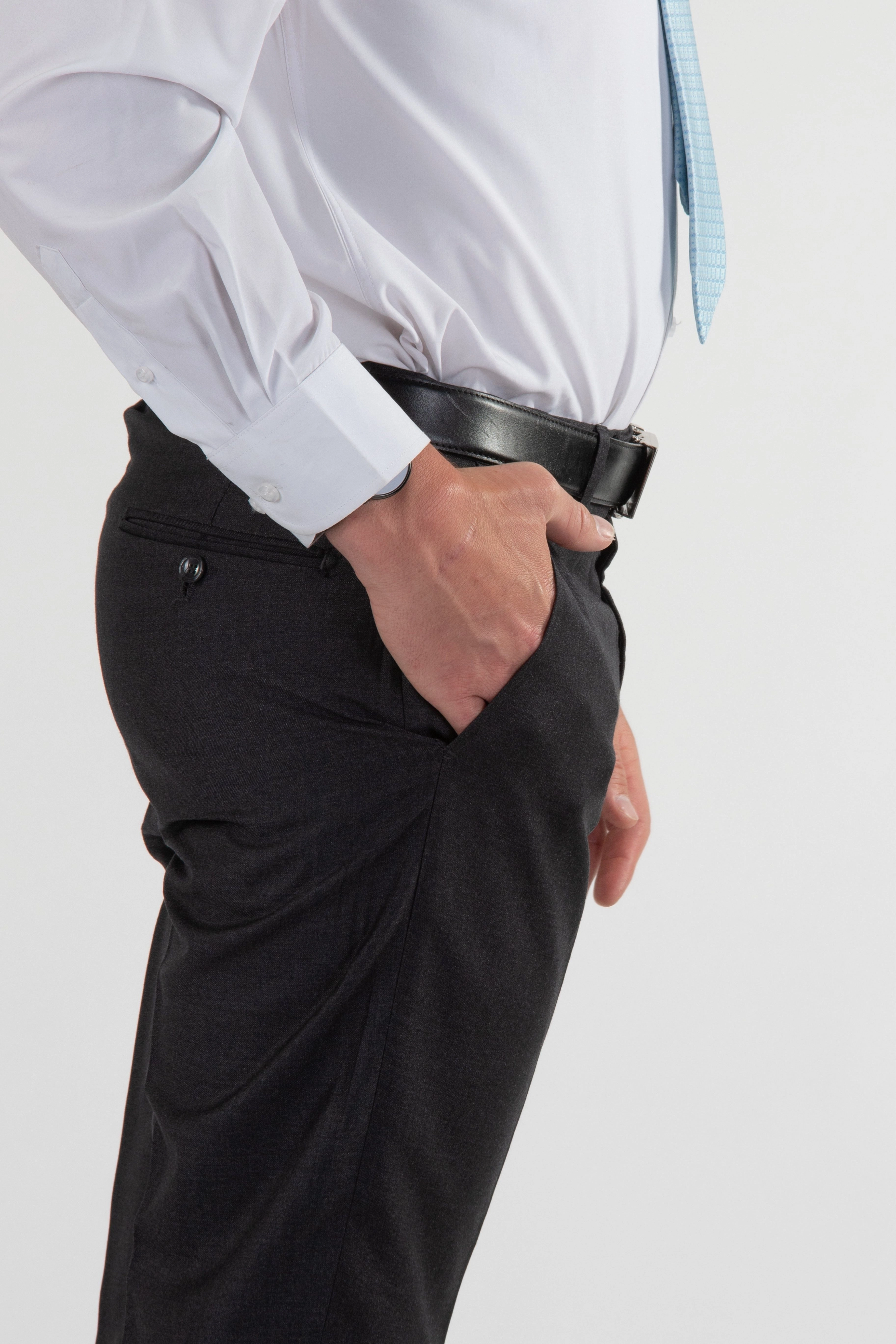 Signature Suit Pant Slim Fit / Charcoal Chilly Weather Wear UVProtection