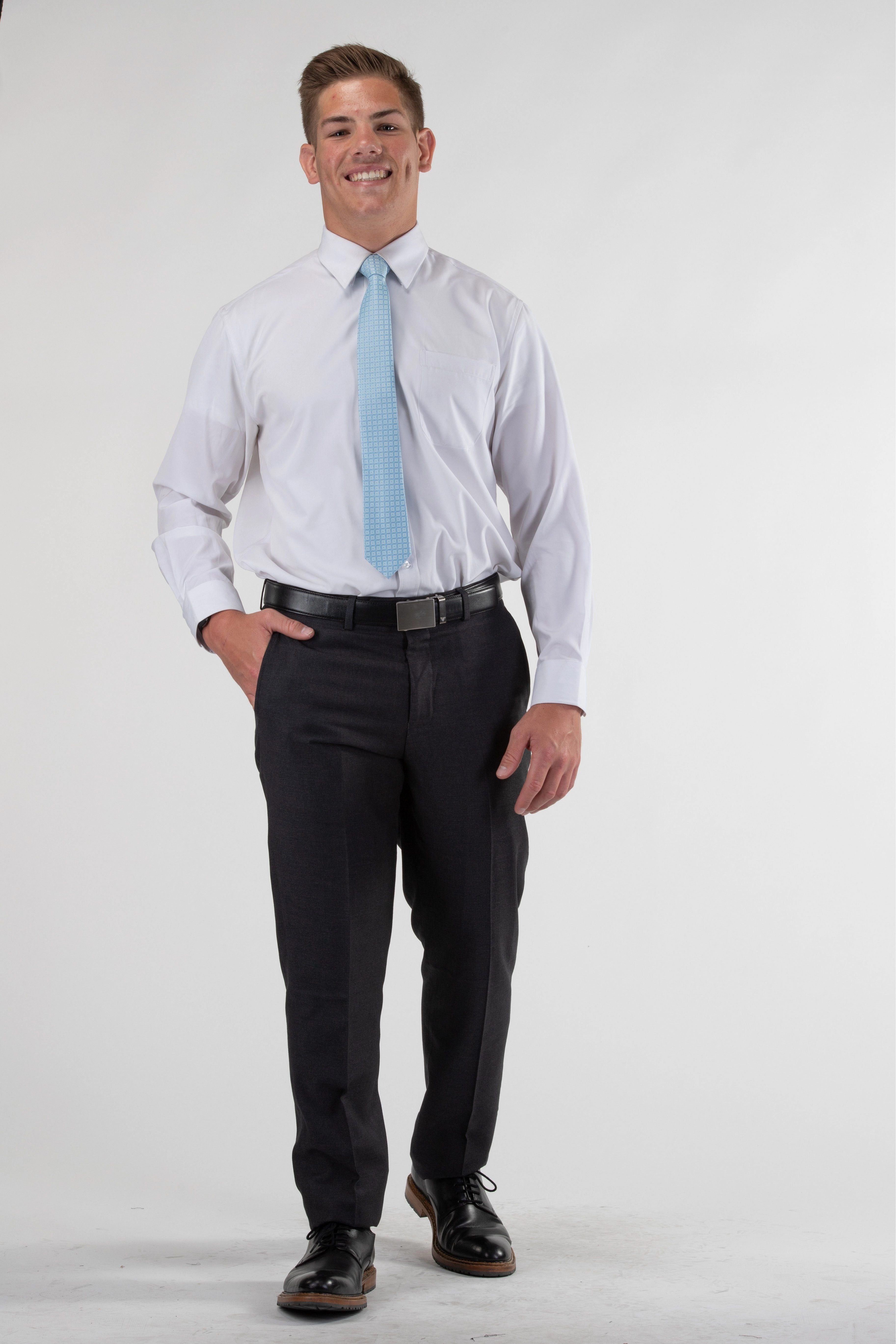 Signature Suit Pant Slim Fit / Charcoal Breath Friendly Flexible Knee Panels