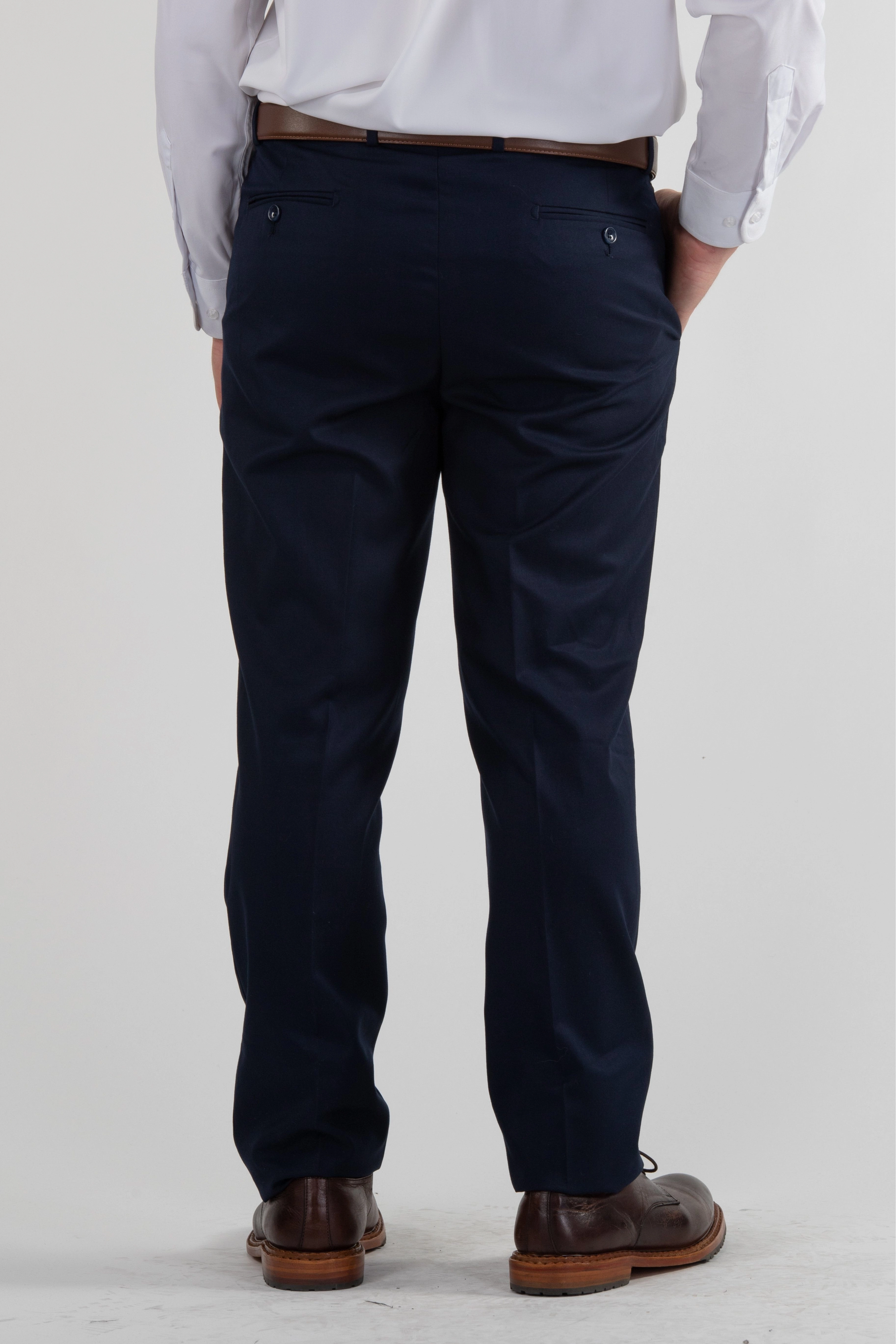 Signature Suit Pant Slim Fit / Navy Soft and Light Chilly Day Wear