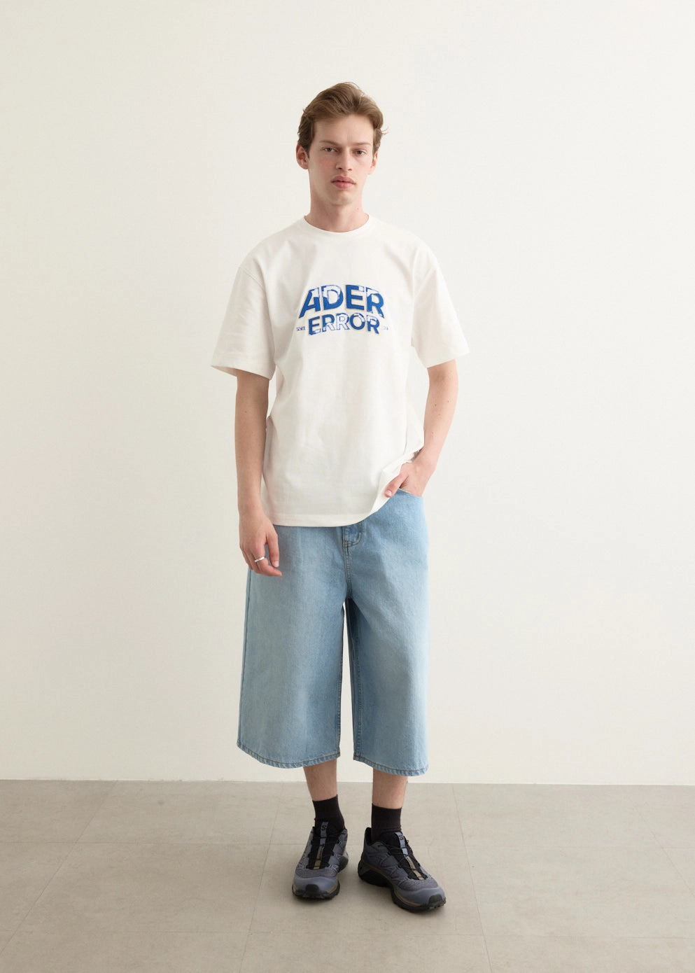 Significant Denim Bermuda Shorts Neutral Look Fashion Piece