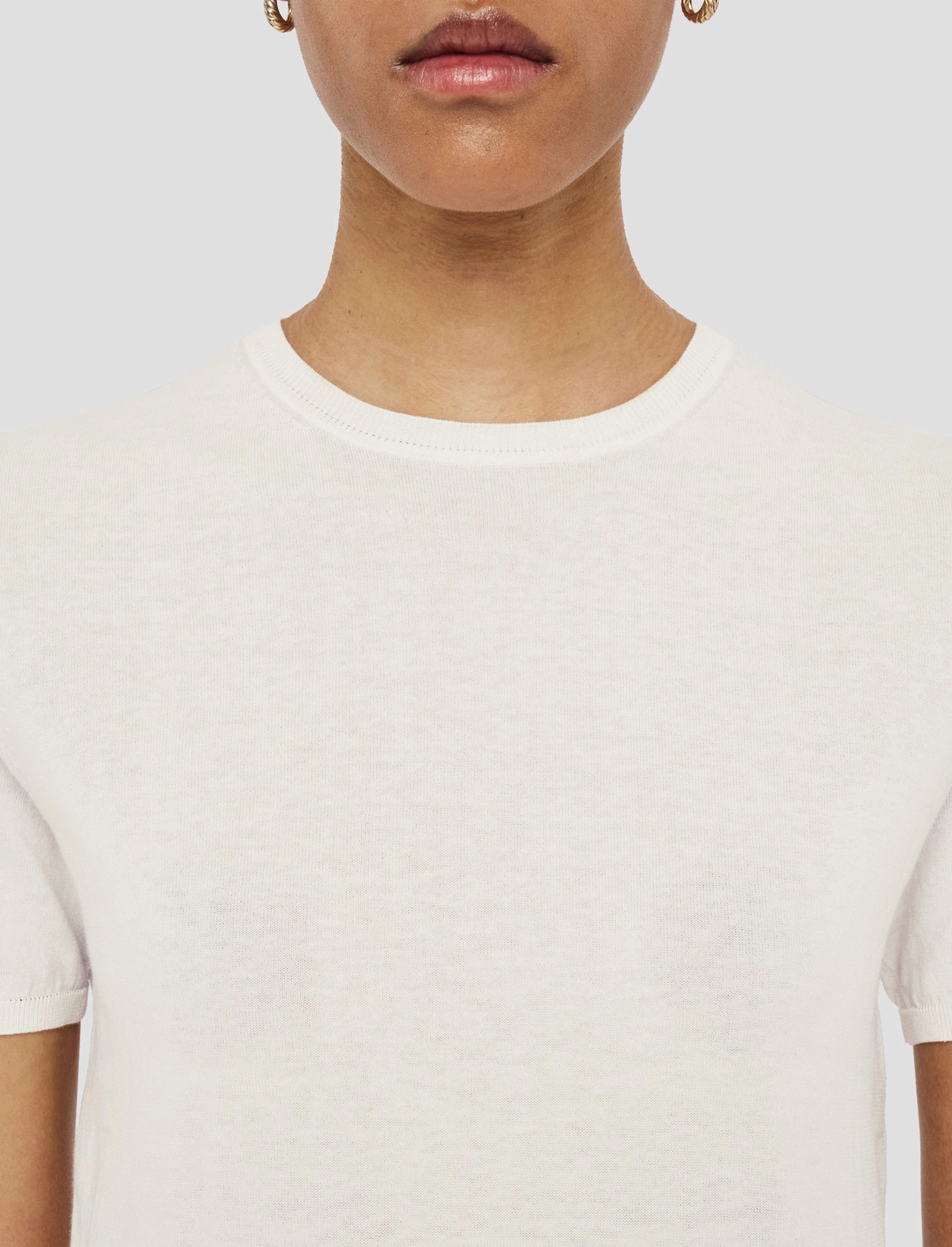 Home Trend Silk Cotton Knit Top