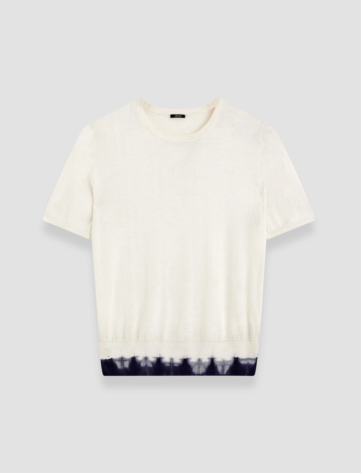 Silk Cotton Knit Top MachineWashable Structure Fall Outfit