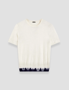 Silk Cotton Knit Top MachineWashable Structure Fall Outfit