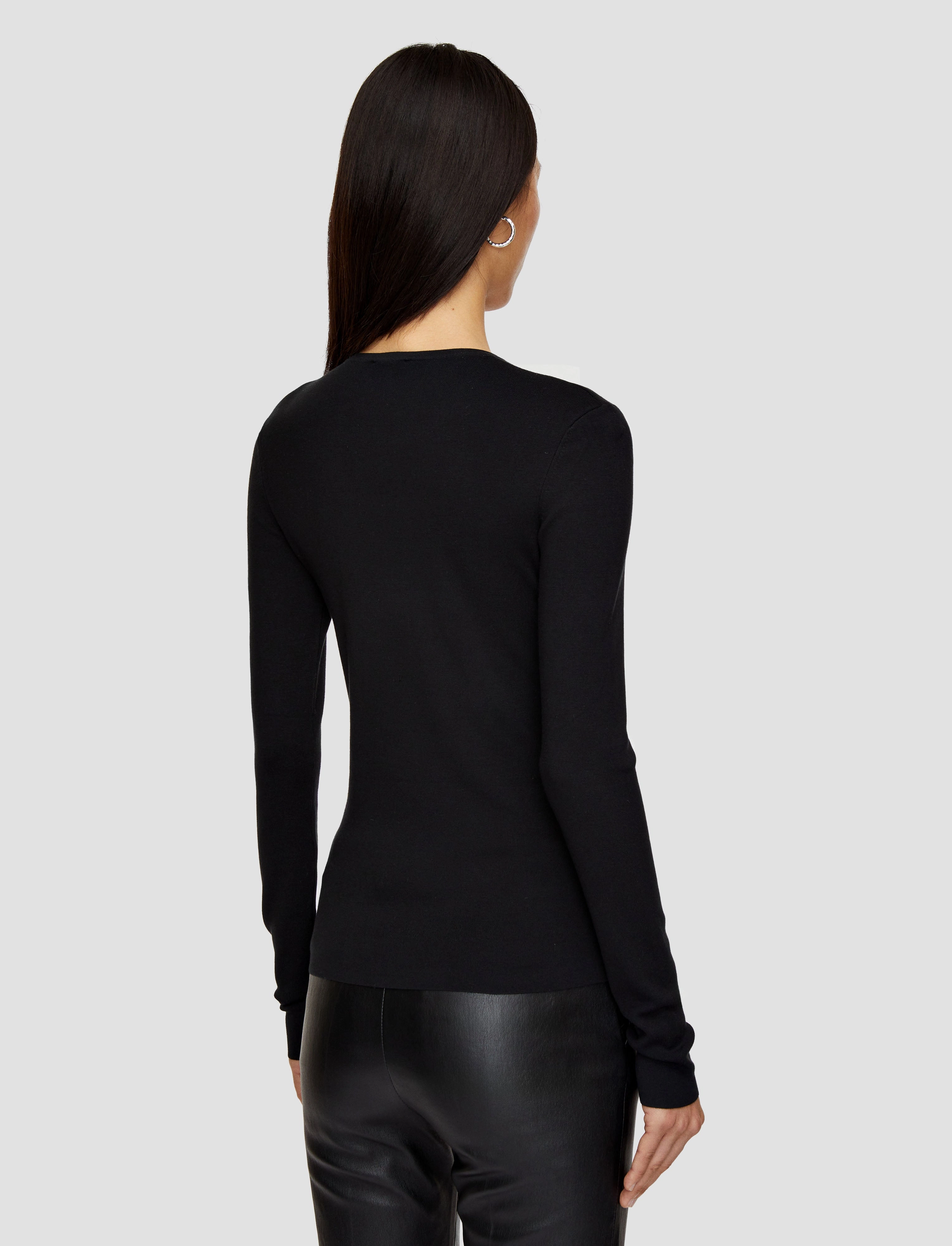 Silk Stretch Top Natural Texture