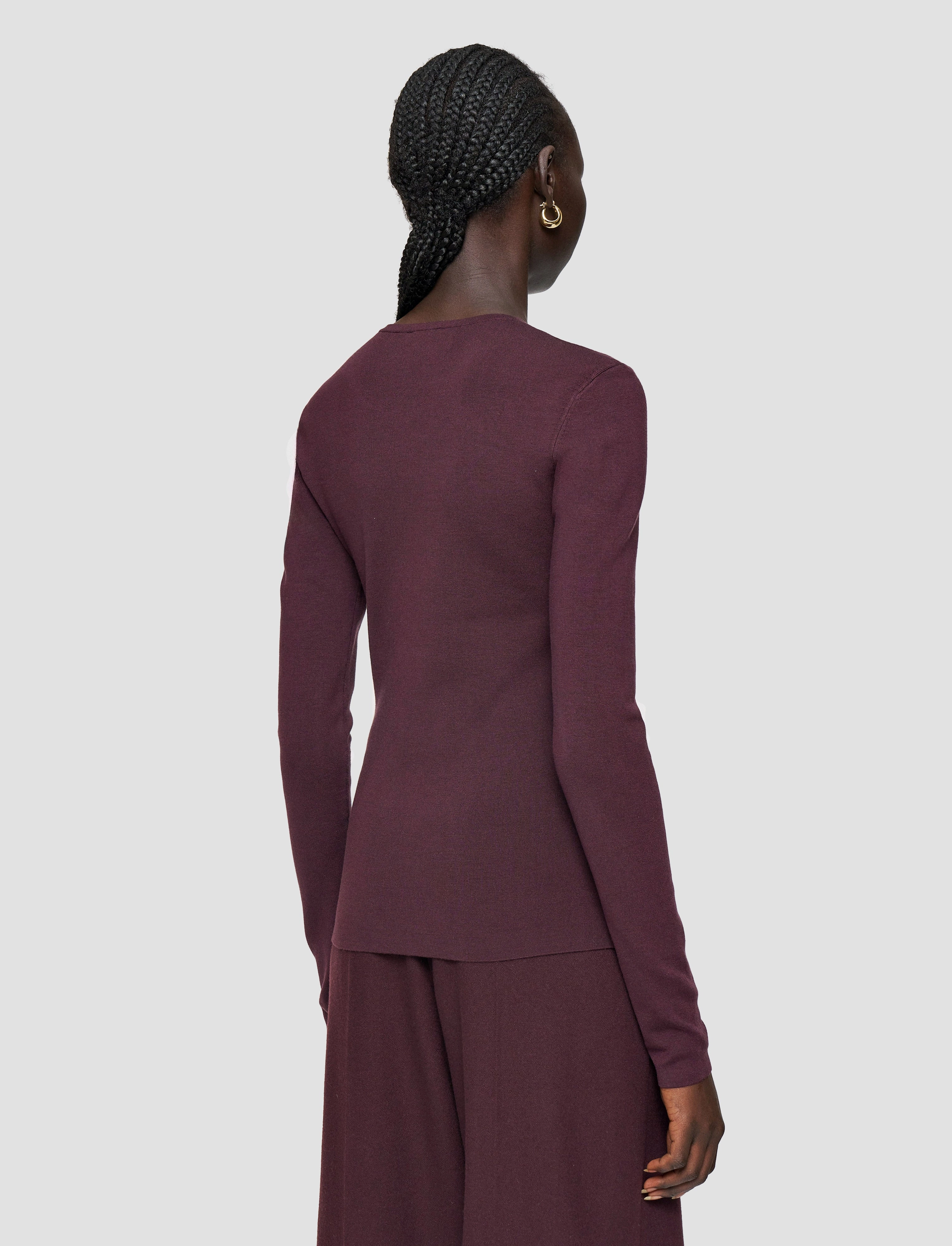 Silk Stretch Top Hypoallergenic Fiber FastDrying Textured Weave