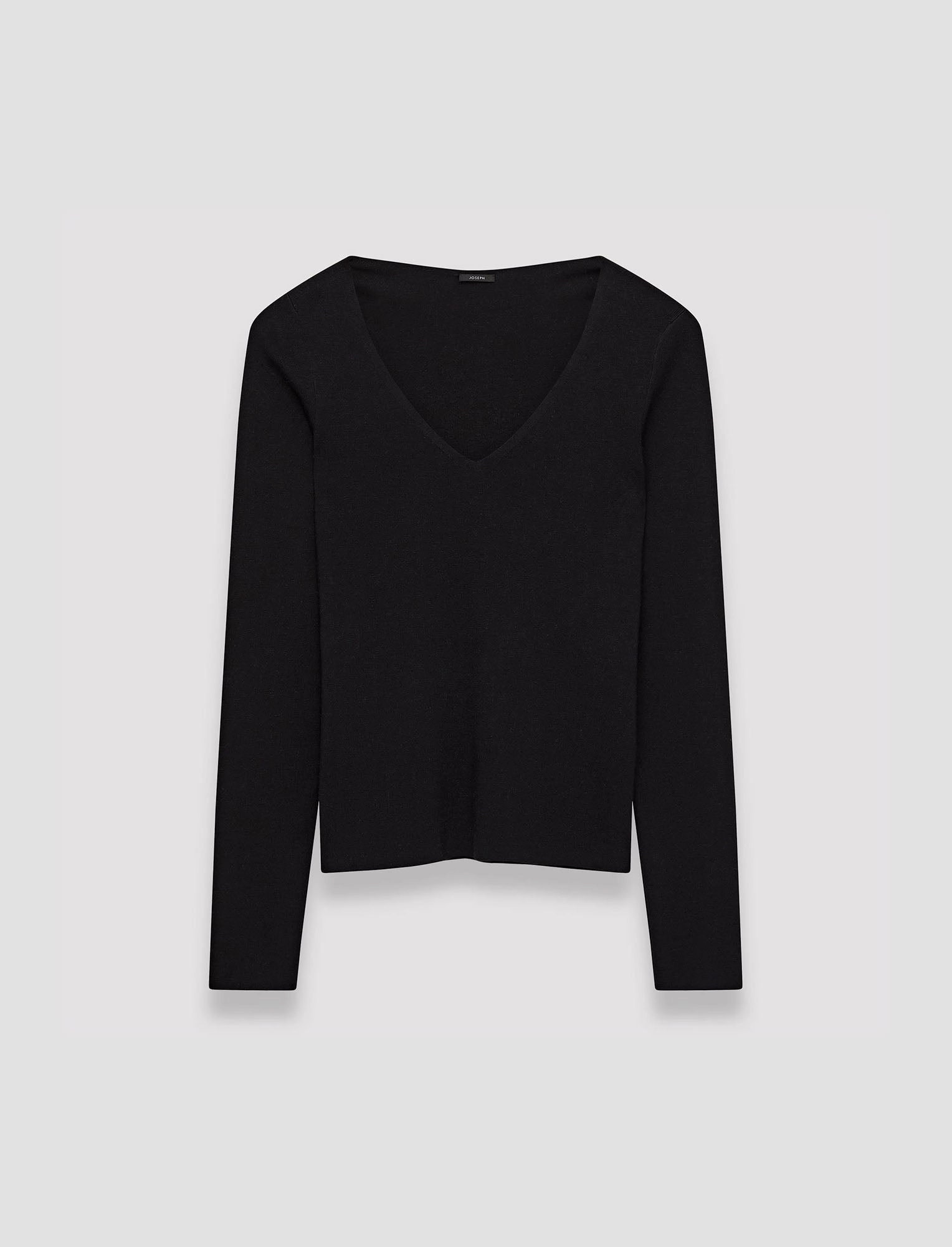 Silk Stretch V Neck Top FrictionResistant Sleeves