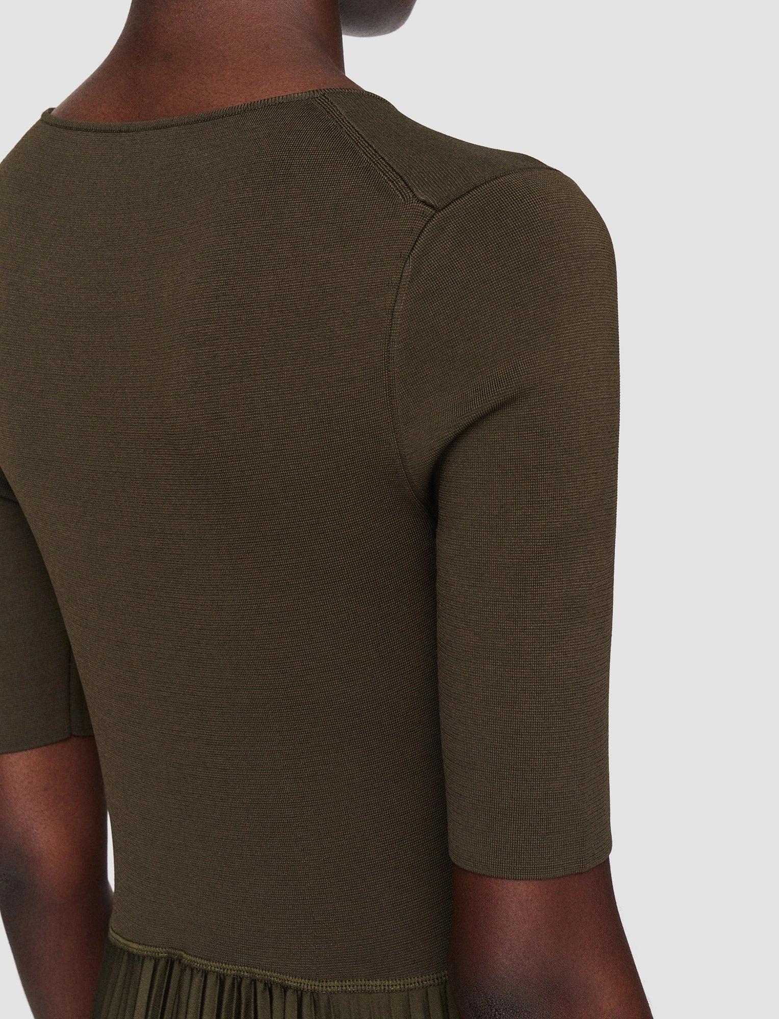 Zero Waste Knitting Technique Essential Wear Knit Weave Pliss Darno Dress