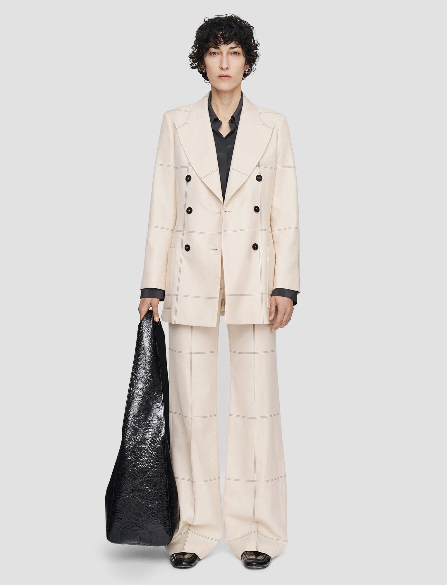 Mid Season Wool Tartan Leandre Jacket