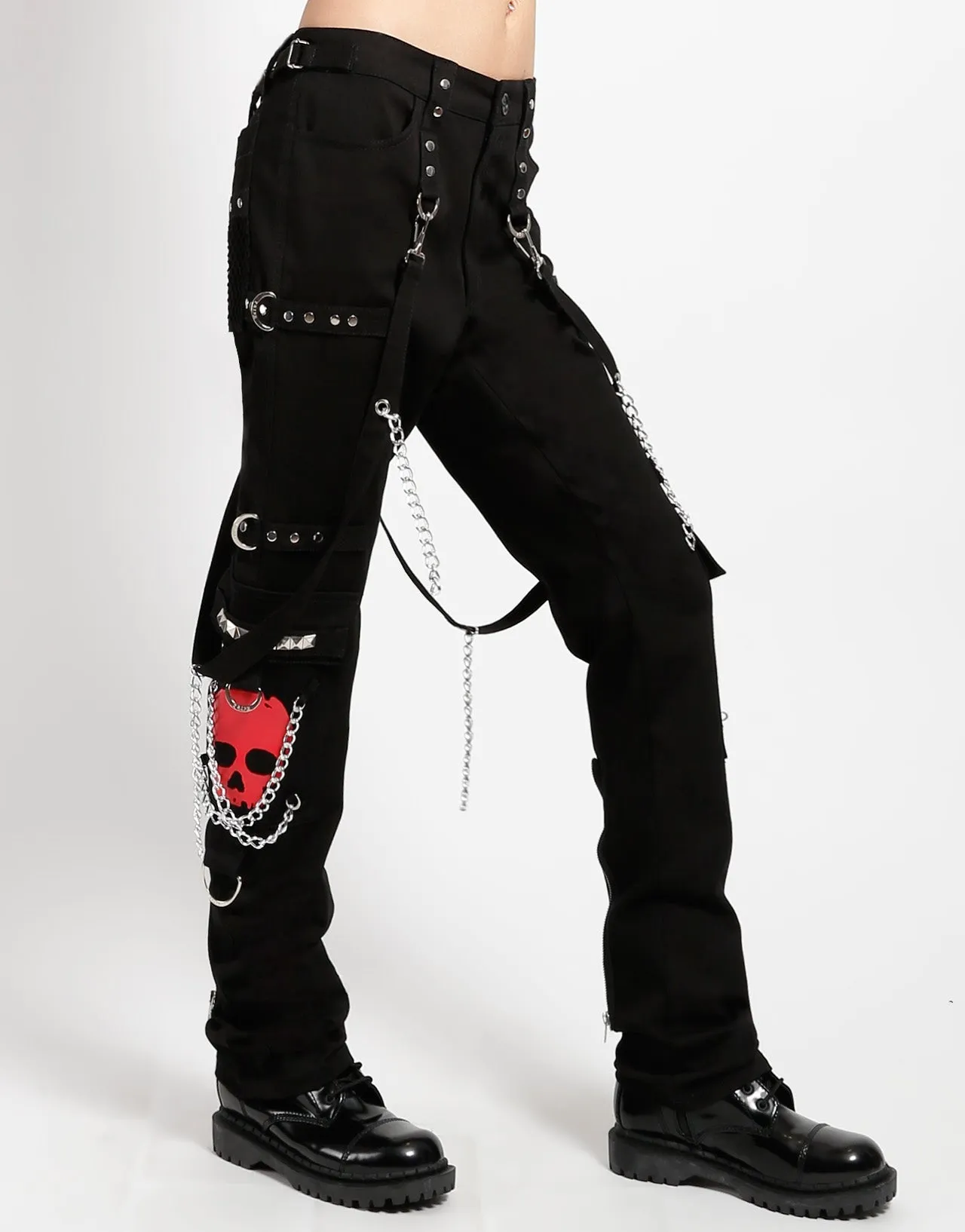 Outdoor Outfit Holiday Vibes Evening Stroll Picnic Style SKULL BONDAGE PANT