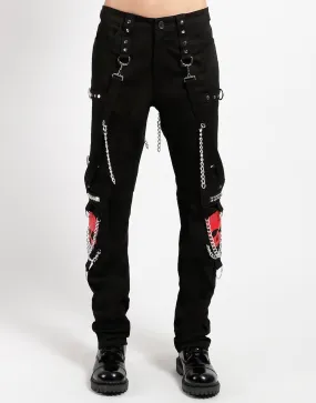 SKULL BONDAGE PANT Quick Access Zippers Anti Slip Waistband