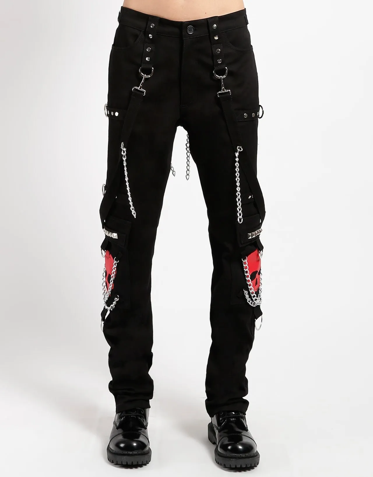 Minimalist Elegant SKULL BONDAGE PANT
