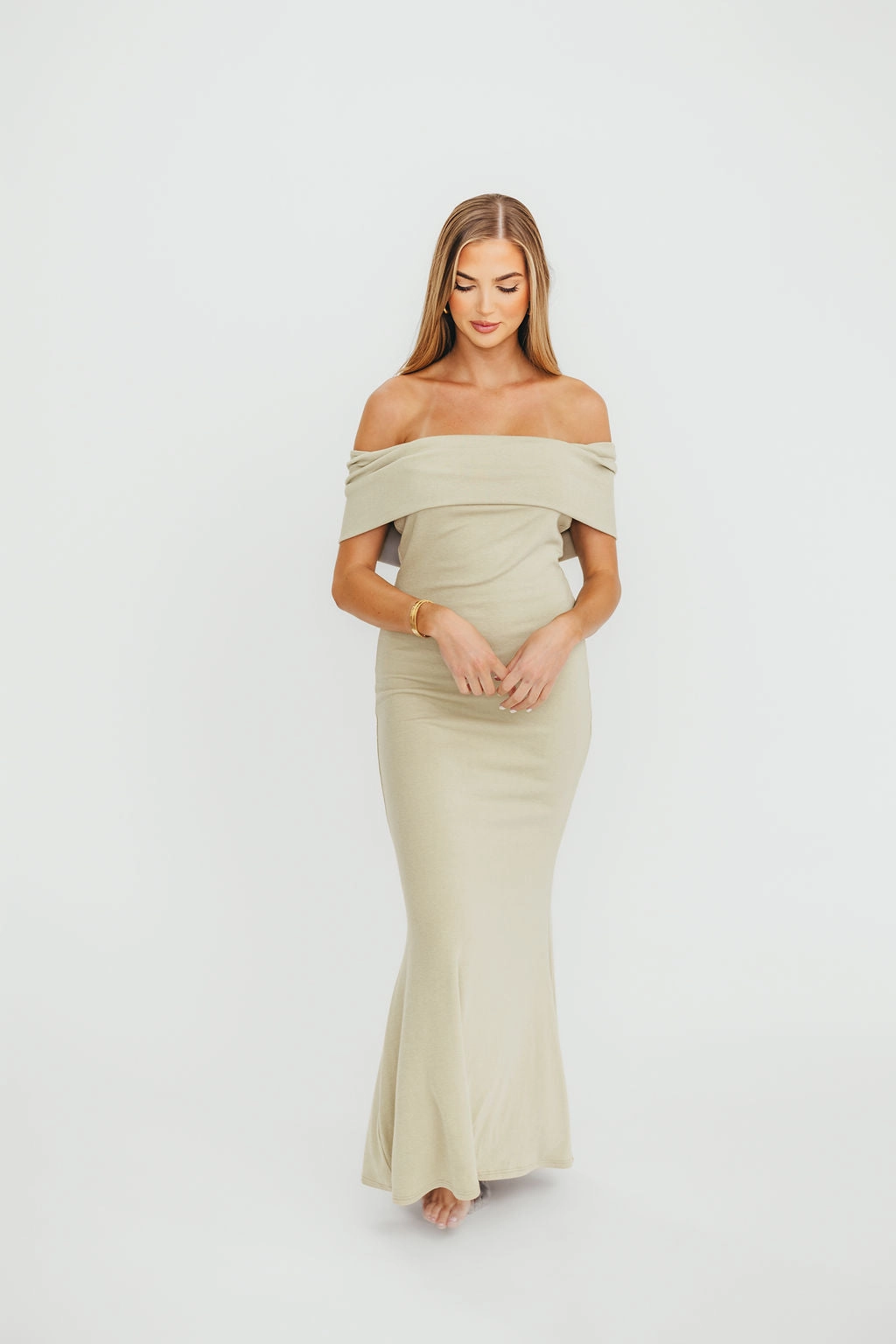 Casual Must-Have Casual Style Wear Monroe Maxi Dress in Sage - Bump Friendly