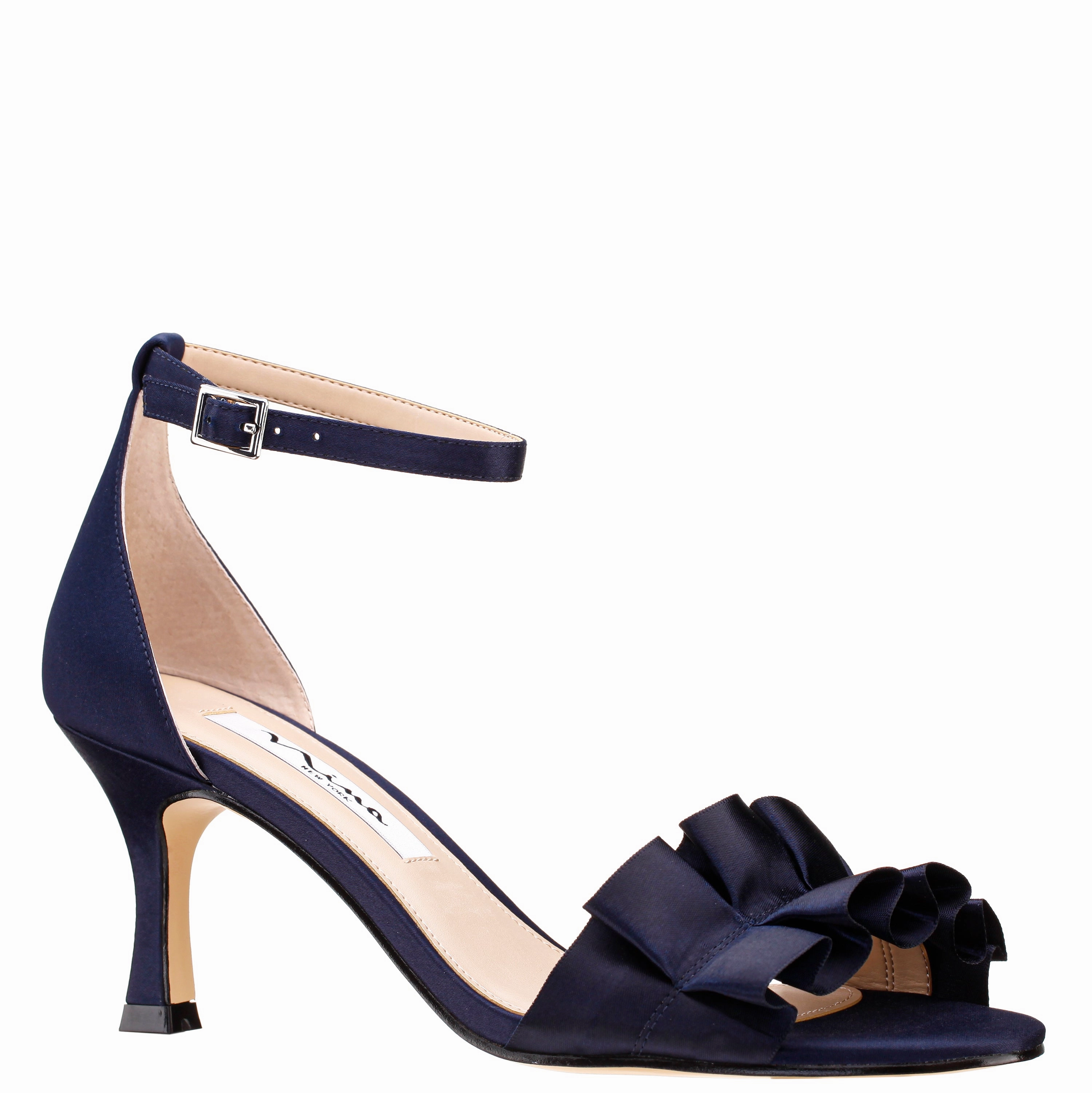 LISA-NEW NAVY Slip-Resistant Sole Quick Match