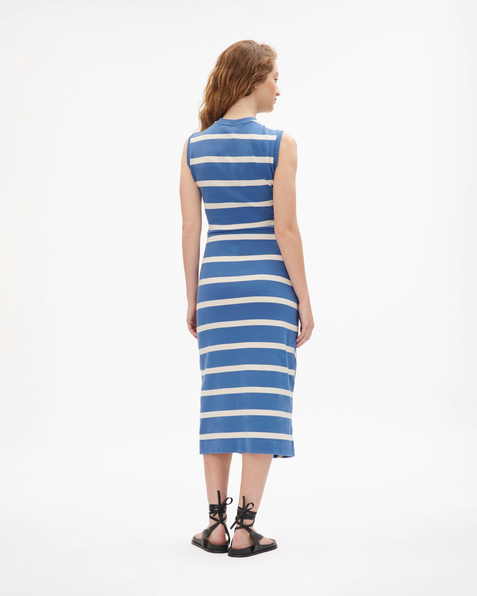 Sleeveless Striped Cody Dress Home Layer Urban Look