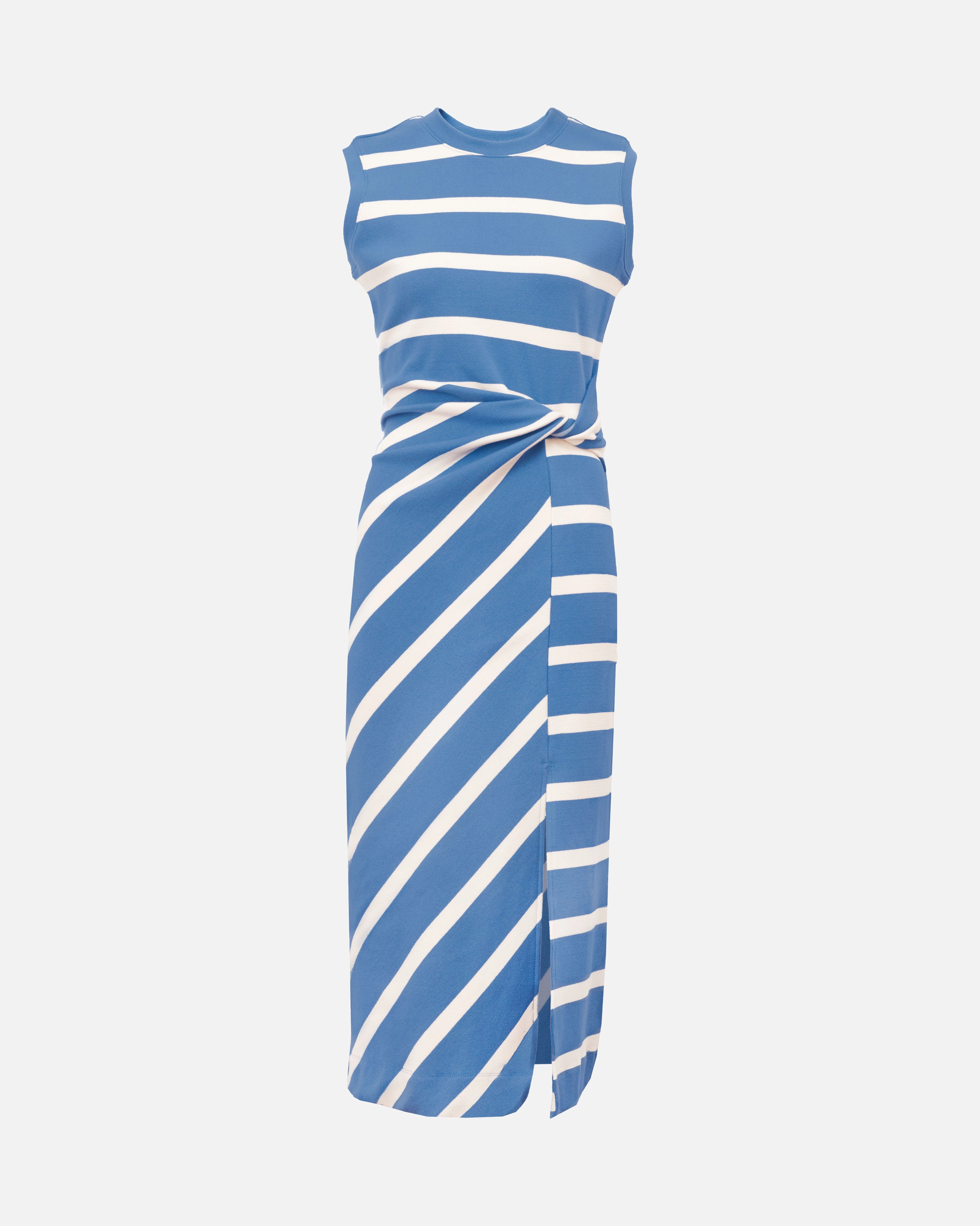 Sleeveless Striped Cody Dress Travel Comfort Effortless Look