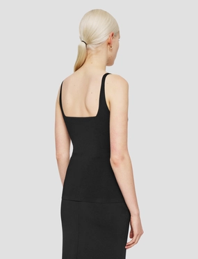 Milano Knit Stretch Vest Top Neutral Fit elastic waistband