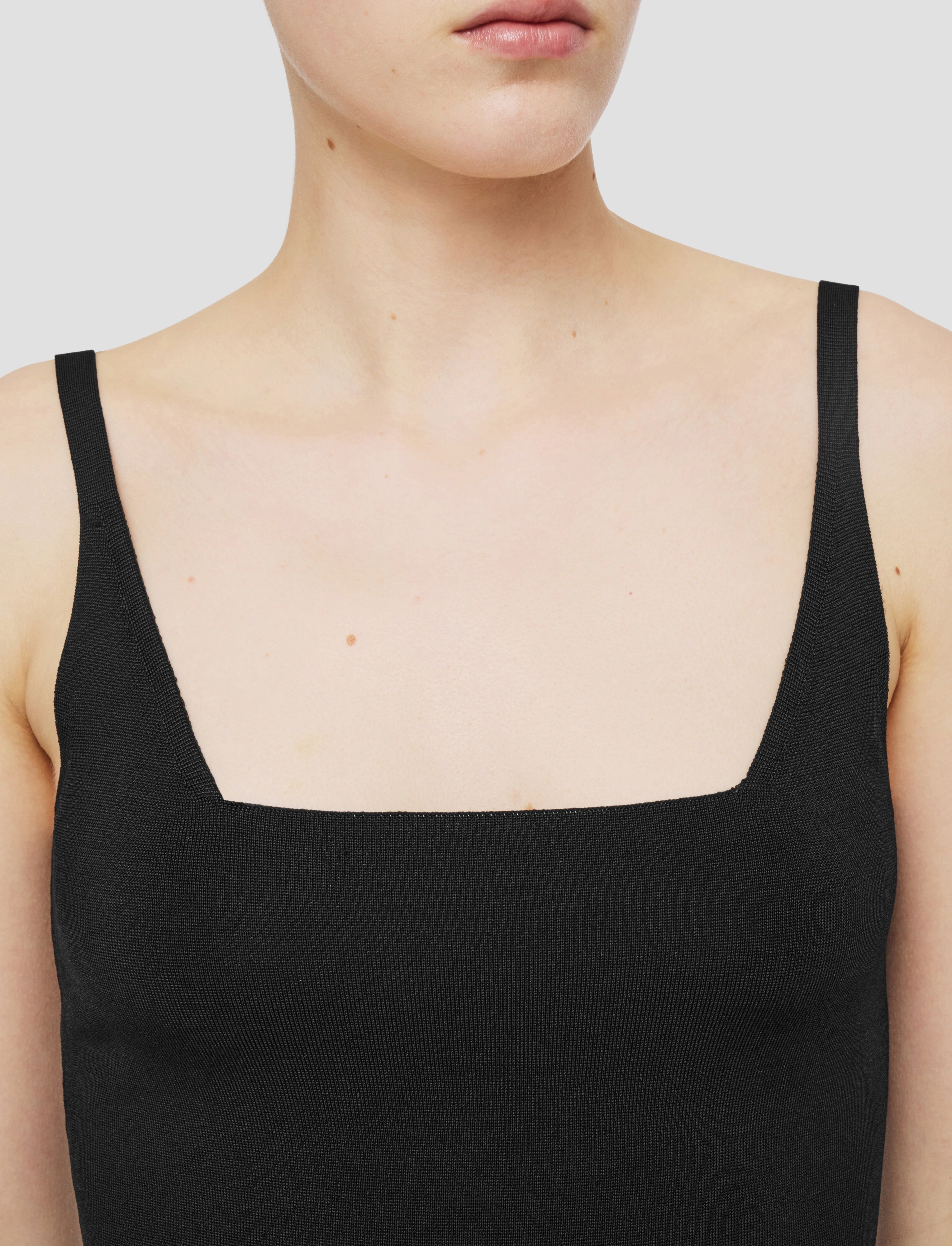 Milano Knit Stretch Vest Top quick dry Crisp Texture