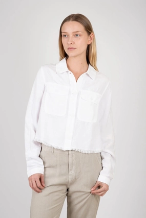 Lily Frayed Hem Jacket Quick Dry Technology