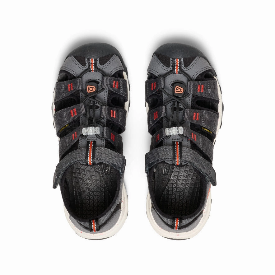 Foam Comfort Stylish Adventure Footwear Big Kids' Newport Neo H2  |  Magnet/Spicy Orange