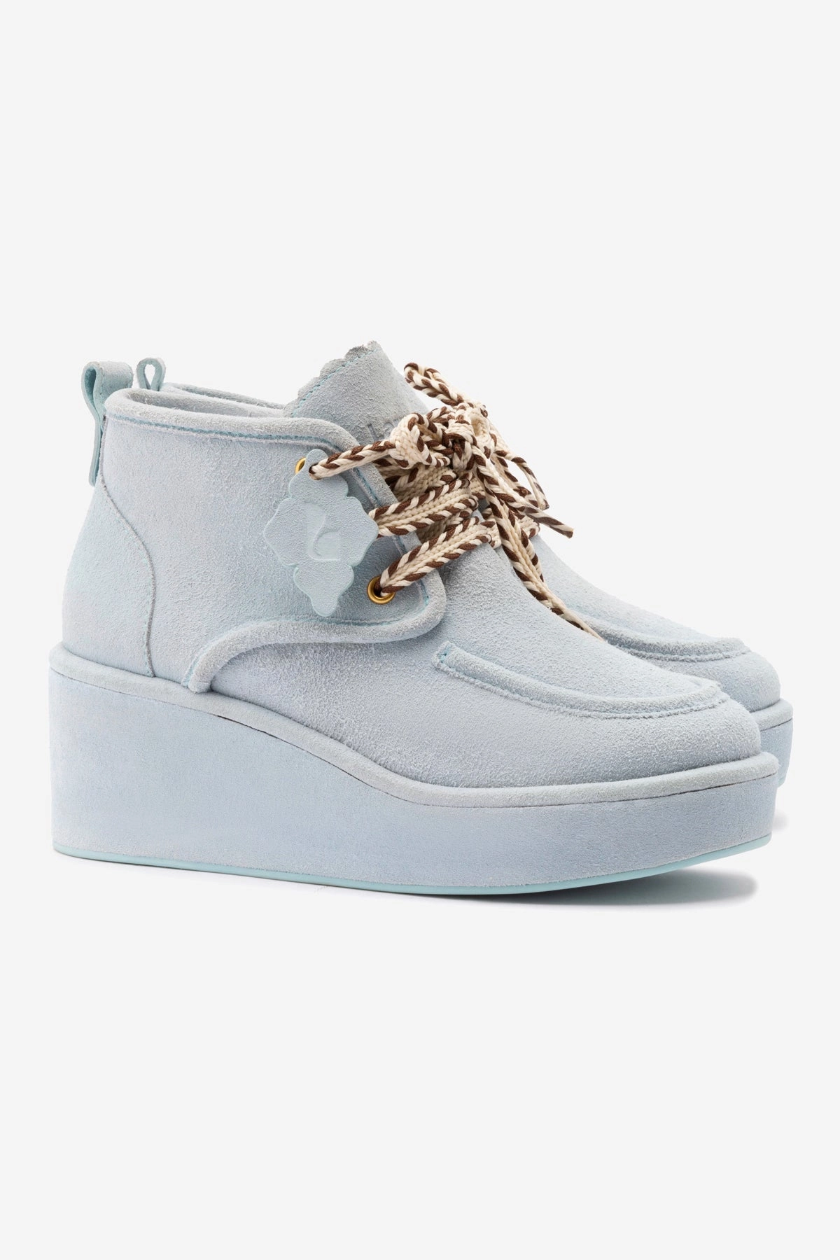 Chani Wedge In Maya Suede Sun Kissed Flexible Grooves