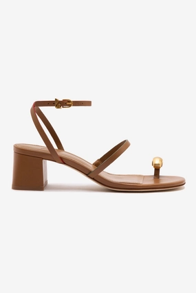 Biarritz Block In Caramel Leather Fresh Look Sleek Feel