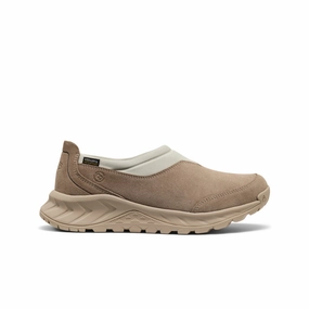 Simple Slip Women's TTS Moc Waterproof Sneaker  |  Brindle/Silver Birch