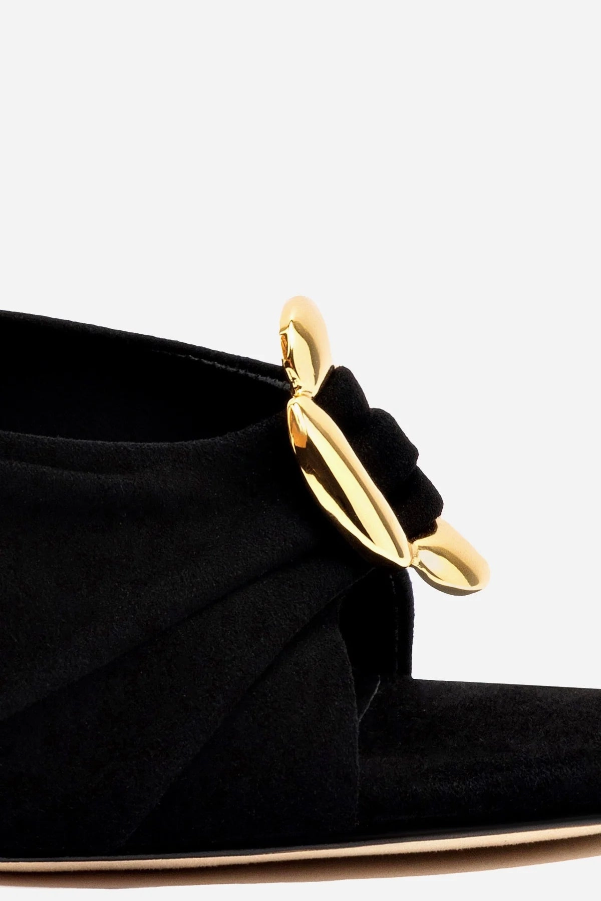 Mayfair Sandal In Black Suede Soft Step