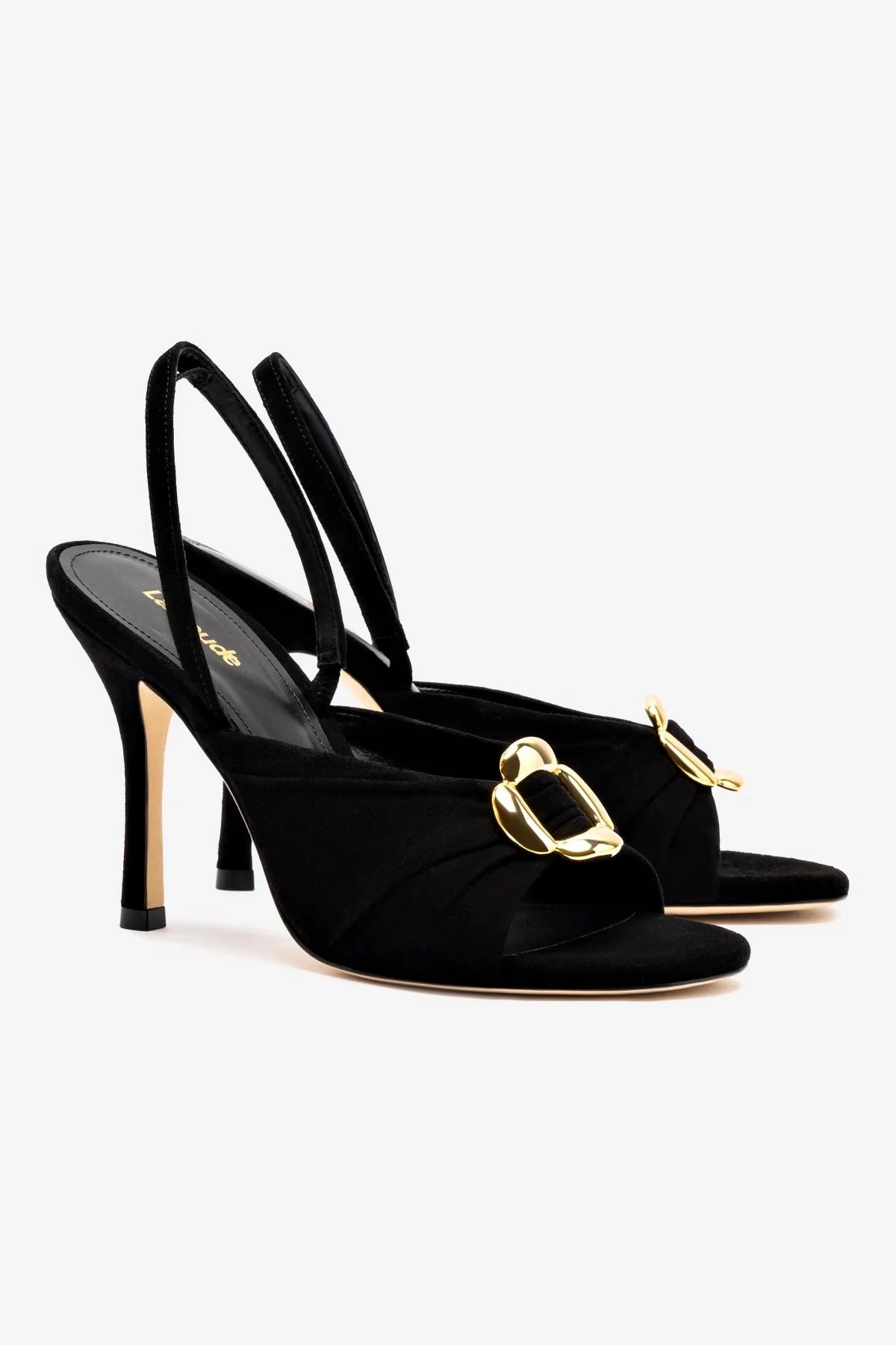 Mayfair Sandal In Black Suede Smart Look