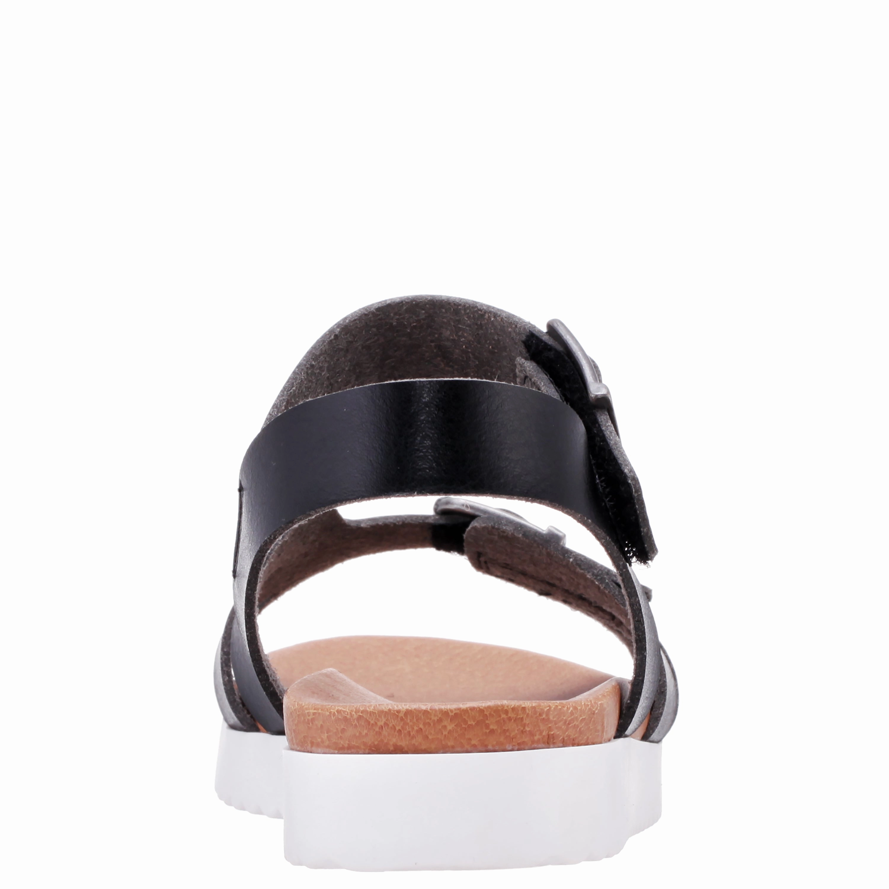 LACEY-BLACK Open Toe Casual Shoes