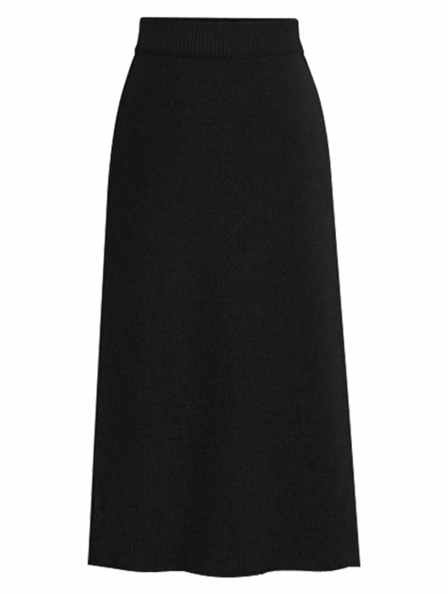 FlexibleMobilityDesign All Season Fit SLIT BACK HIGH WAIST BAND WARM LONG SKIRT