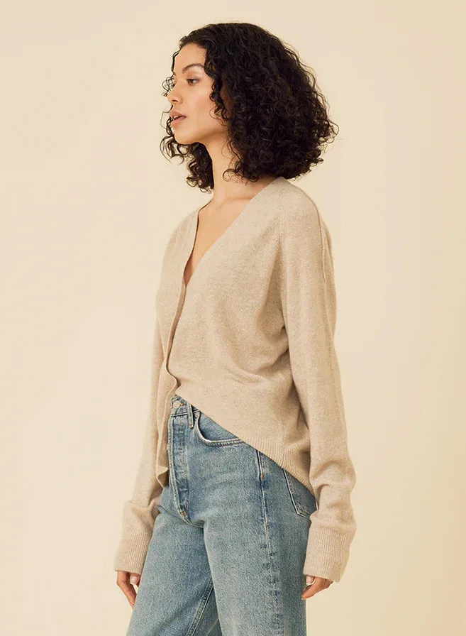 Sloane Cashmere Cardigan Comfy and Cozy Casual Style