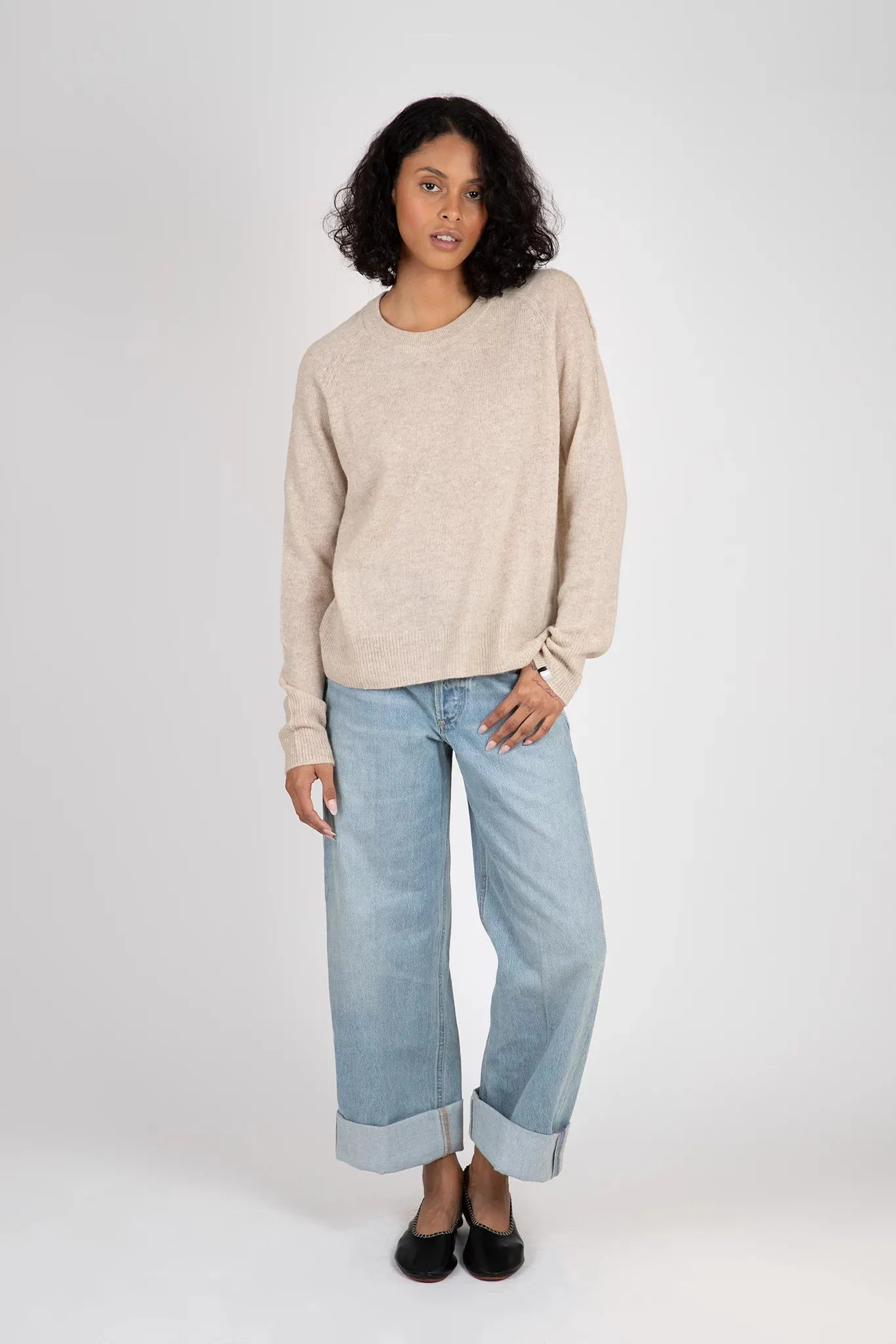 Eco Friendly Material Sloane Cashmere Pullover