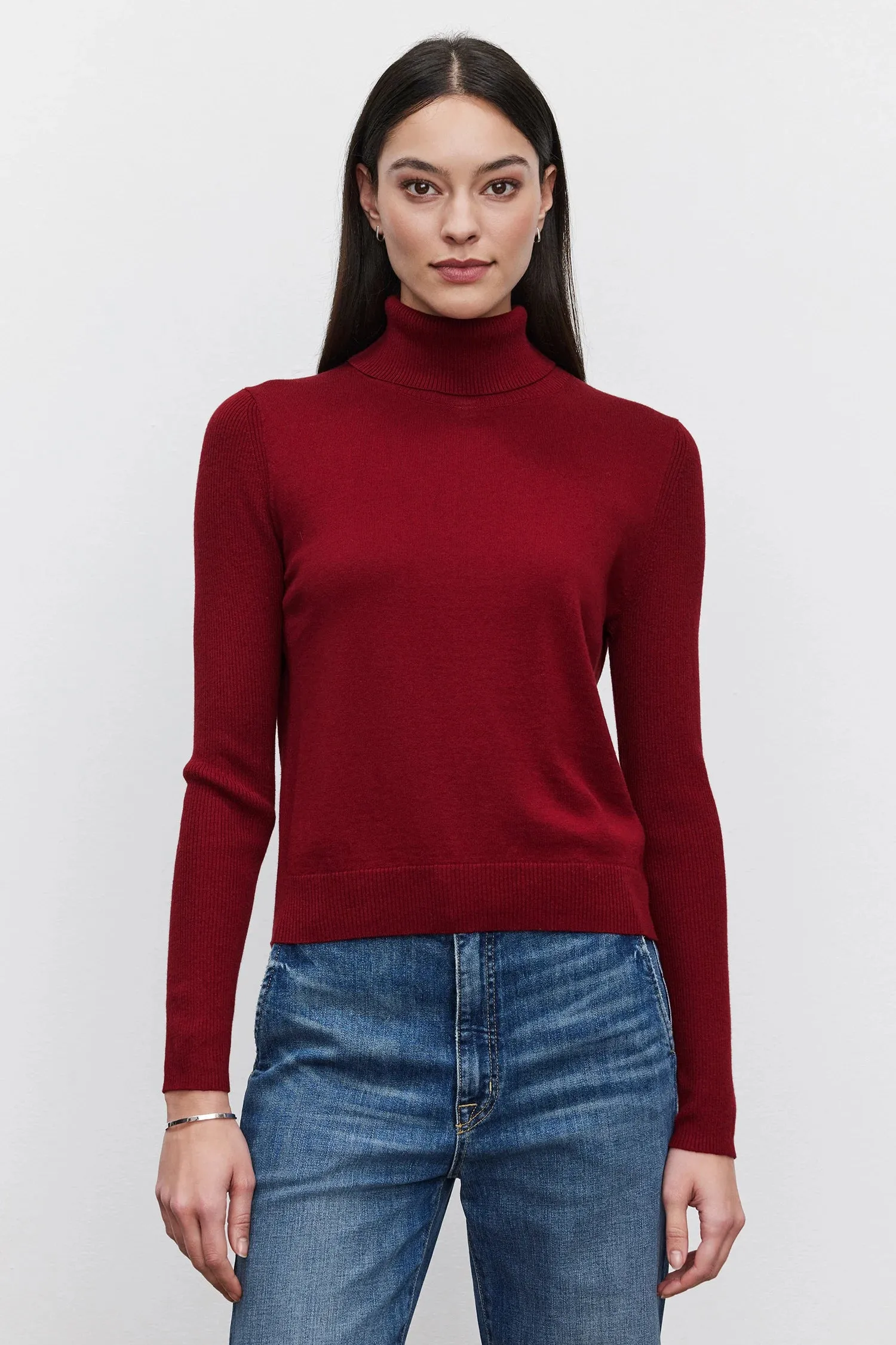 Korie Turtleneck Sweater Layered Wear