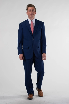 Sleek Business Wear Versatile Comfort Signature Suit Classic Indigo