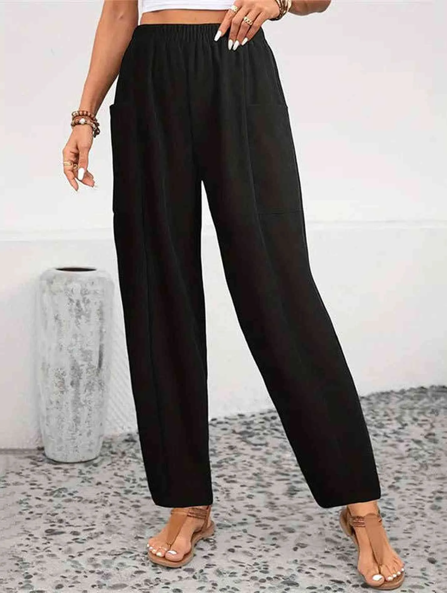 Comfort-First Abrasion resistant CORDUROY SLACKS WITH LARGE POCKETS_CWBLP0679