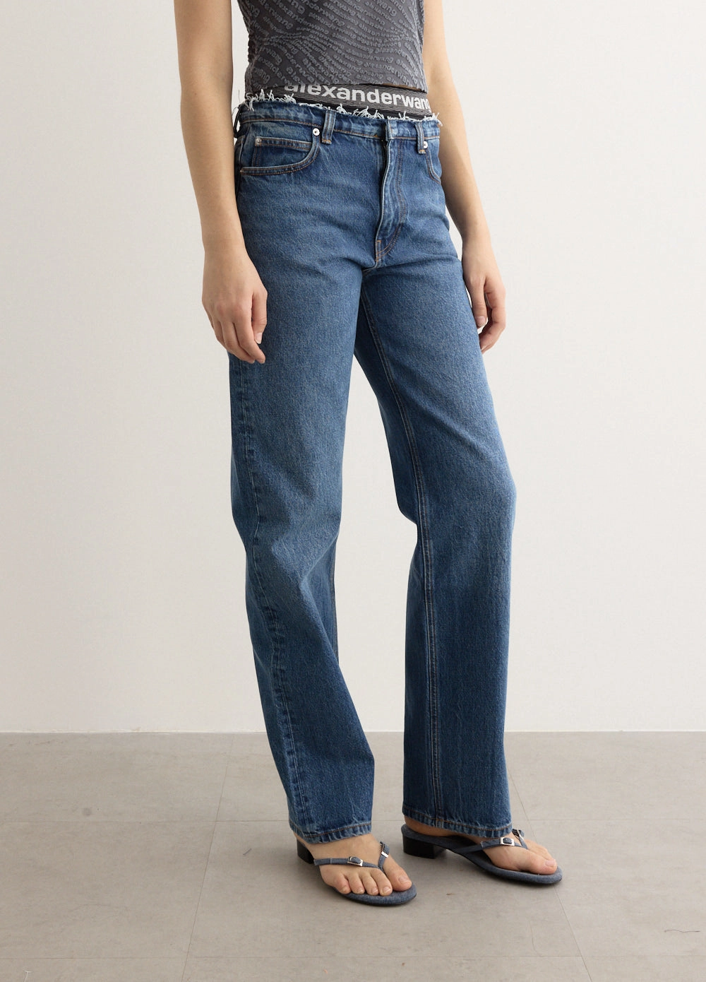 Winter Warmth Minimalist Style Picnic Style Pre-Styled EZ Jeans With Sporty Undie